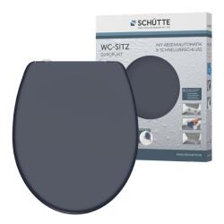 Eisl WC-ülőke antracit Duroplast leeresztő automatikával és gyorszárral (82304)