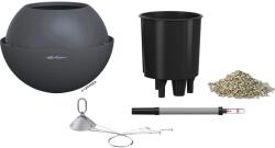Lechuza Bola Color 32 függő virágtartó palaszürke 32 cm átmérő
