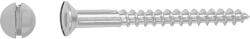 Süllyesztett lencsefejű facsavar egyhornyú fejjel 4 mm x 30 mm 10 darab (486408)