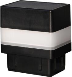 Floraworld LED-es napelemes cölöpsapka 2 db-os szett antracit 6 cm x 4 cm