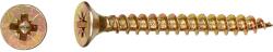 LUX-TOOLS LUX süllyesztettfejű univerzális csavar PZ-behajtás 5 mm x 20 mm 200 db (470406)