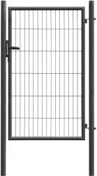  Egyszárnyú kapu hálós kerítéspanelhez antracit 150 cm x 100 cm (043349)