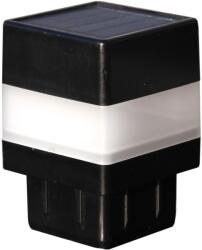 Floraworld LED-es napelemes cölöpsapka 2 db-os szett antracit 4 cm x 4 cm