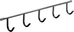  Hettich fogassor 5 x fém fekete 350 mm x 52 mm x 35 mm 1 db