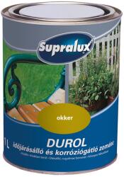 Supralux zománc festék Durol időjárásálló és korróziógátló 1 l okker (5164185)