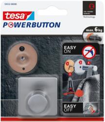 tesa Powerbutton Classic erős prémium akasztó négyzet alakú metál (59332-00000-00)