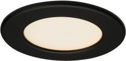 Briloner Thin süllyesztett LED lámpa-szett 3 db 11, 5 cm 6 W 4000 K matt fekete