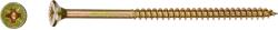 LUX-TOOLS LUX süllyesztettfejű univerzális csavar PZ-behajtás 5 mm x 70 mm 200 db (470425)
