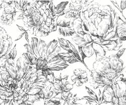 Komar vlies fotótapéta Flowerbed 300 cm x 250 cm