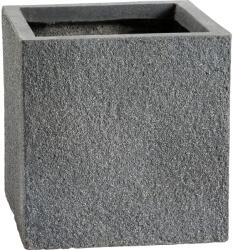 OBI Calais virágcserép 24 cm x 24 cm x 24, 5 cm antracit (202853)