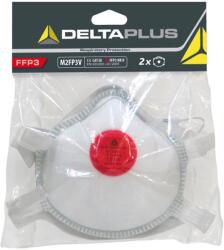  FFP3 félálarc részecskeszűrő fehér 2 db (M2FP3V)