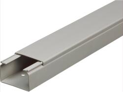 Kábelcsatorna 60 mm x 40 mm szürke 2 m hosszú (391397)