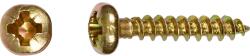  Félgömbfejű univerzális csavar PZ-behajtás 3, 5 mm x 16 mm 50 darab (485816)