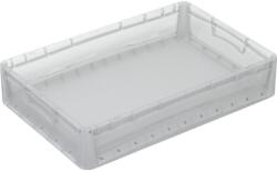 Eurobox-System Eurobox-rendszer Tauro tömörfalú doboz 60 cm x 40 cm x 12 cm átlátszó (604012V-000)