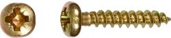  Félgömbfejű univerzális csavar PZ-behajtás 4 mm x 25 mm 30 darab (485823)