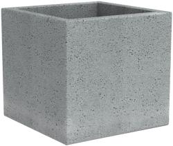 Scheurich C-Cube 240 virágtartó 28, 5 cm szürke (58749)