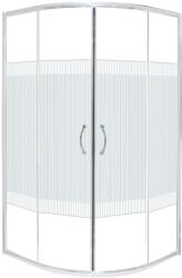 Sarokkabin íves 2 db tolóajtóval 90 cm x 90 cm x 180 cm (TW90S)