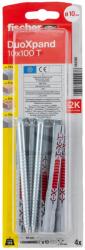 Rögzítődübel Duoxpand 10 mm x 100 mm süllyesztett fejű