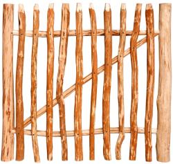 Kerti kapu léckerítéshez gesztenyebarna natúr 90 cm x 100 cm (017423)