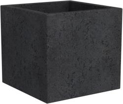 Scheurich C-Cube 240 virágtartó 28, 5 cm fekete (58751)