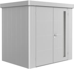 Biohort Neo szerszámos ház kétszárnyú ajtó 1B ezüstmetál 236 x 180 cm