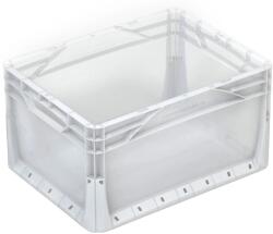 Eurobox-System Eurobox rendszer tömörfalú doboz 60 cm x 40 cm x 32 cm átlátszó (604032V-000)