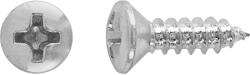 Süllyesztett lencsefejű univerzális csavar PH-behajtás 3, 5 mm x 13 mm 12 darab (486951)