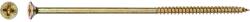 LUX-TOOLS LUX süllyesztettfejű univerzális csavar PZ-behajtás 6 mm x 200 mm 50 db (470458)