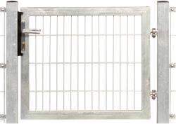 Egyszárnyú kapu Premium kétrudas panelkitöltés horganyzott keret 120 cm x 100 cm (041289)