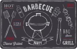 D-C-TABLE d-c-fix Barbecue teríték alátét 29 x 44 cm palaszürke ovális (F2302530)