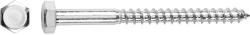 LUX-TOOLS LUX hatlapfejű facsavar átmérő: 8 mm x 160 mm horganyzott (474844)