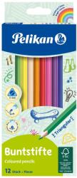 Herlitz Set 12 creioane colorate triunghiulare, Herlitz