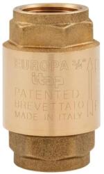  Europa réz rugós visszacsapó szelep 5/4" (réz csappantyú)