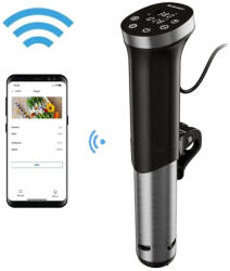 SilverCrest SSVSS 1200 A1 Wi-Fi SMART inox 1200W okos sous-vide főzőrúd, multifunkcionális főzőeszköz WLAN kapcsolattal (SSVSS_1200_A1)