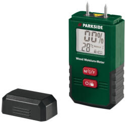 ParkSide PMSHM 2 A3 digitális mini nedvességmérő, LCD kijelzős anyagnedvesség mérő (PMSHM_2_nedvesseg)