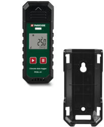 ParkSide PKDL A1 Klímaadat-rögzítő, elemes, USB-s, digitális klímaadat naplózó, hőmérő és relatív páratartalom mérő, rögzítő készülék, klímalogger, Climate data logger (PS_PKDL_A1)