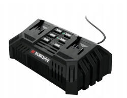 PARKSIDE PDSLG 20 A1 / B1 X20V Team 200W 4.5A dupla akkumulátor gyorstöltő, kettős akkutöltő ParkSide X20 akkukhoz (PDSLG_20_A1)