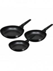 Berlinger Haus Serpenyő szett 3 részes 20/24/28cm tapadásmentes Black Vantage Collection BH/8230 Kifutó termék! (BH/8230)
