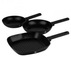 Berlinger Haus Serpenyő készlet 3 részes 20/24/28 cm tapadásmentes Matte Black BH/8196 (BH/8196) - edenyaruhaz
