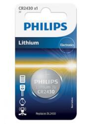 Philips Lithium CR2430 3V 1 db PH-CR2430-B1 (PH-CR2430-B1)