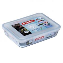 Pyrex Sütőtál 0, 8 liter hőálló üveg műanyag tetővel Cook and Freeze 203229 (203229)