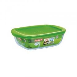Pyrex Sütőtál 1, 25 liter hőálló üveg műanyag tetővel Cook and Store 203063 (203063)