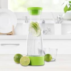  Hi Üveg vizes palack 1, 25 liter szilikon tetővel 13082 Kifutó termék! (13082HI)