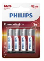 Philips Power alkaline elem AA 4 db PH-PA-AA-B4 (PH-PA-AA-B4)