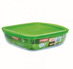 Pyrex Sütőtál 2 liter hőálló üveg műanyag tetővel Cook and Store 203062 (203062)
