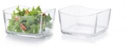 blomus Tál szett 2db-os szögletes 14*14cm üveg Amilio 24020 (24020)