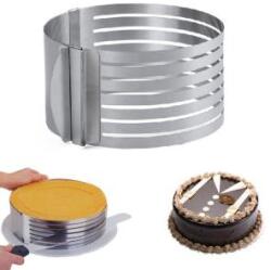  Tortaszeletelő kör fém 15 -20 cm-ig állítható T00613 (T00613)