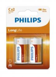 Philips LongLife C elem 2 db PH-LL-C-B2 (PH-LL-C-B2)
