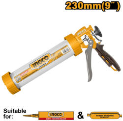 INGCO Kittkinyomó pisztoly 230 mm zárt alu (HCG0109) - agrotools