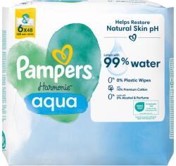 Pampers Harmonie Aqua nedves törlőkendő 6x48 db - 288 db